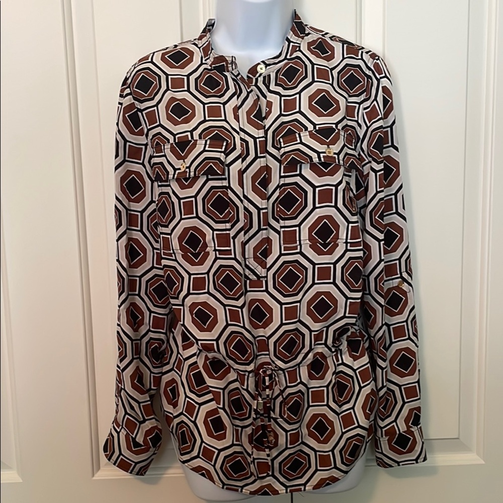 Women’s Michael Kors Geometric Blouse